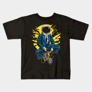 Moon Ride_ for darks Kids T-Shirt